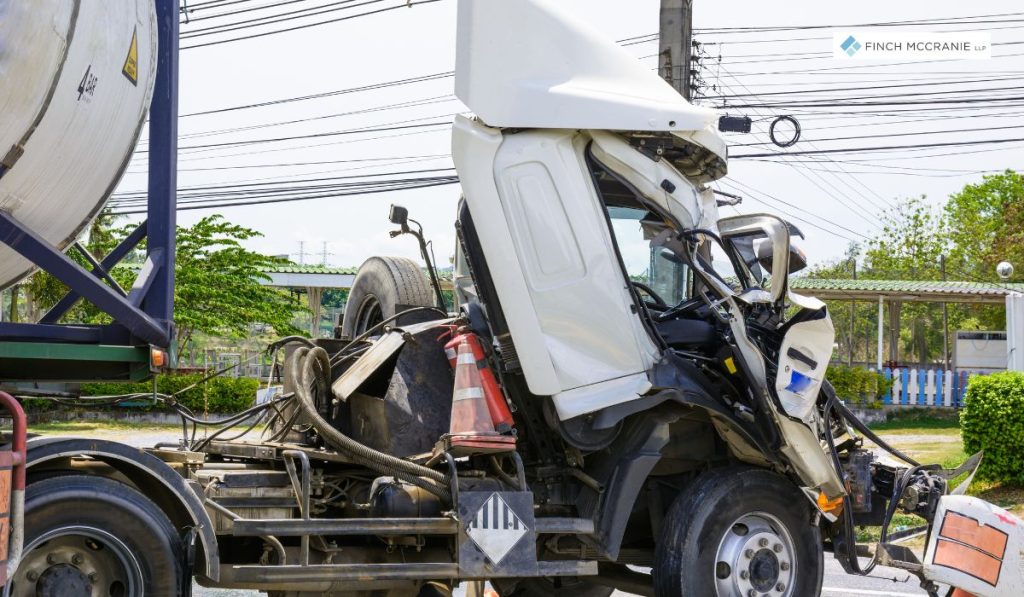18-wheeler trucking accident
