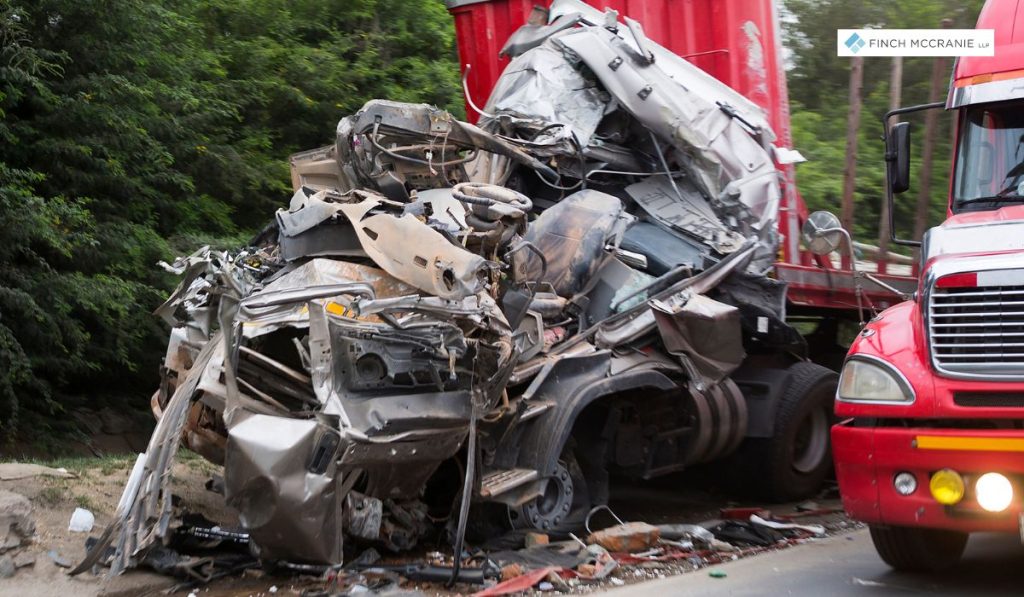 tractor-trailer accident